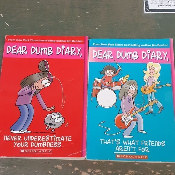 10 paperback books. Dear Dumb Diary, & Rainbow Magic. - Picture 4 of 12
